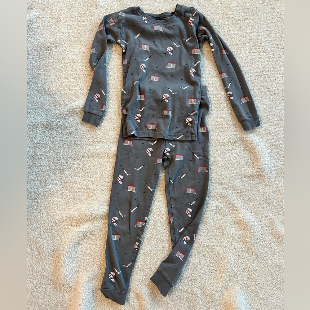 Petit Lem Dark Gray Kids Pajama Set